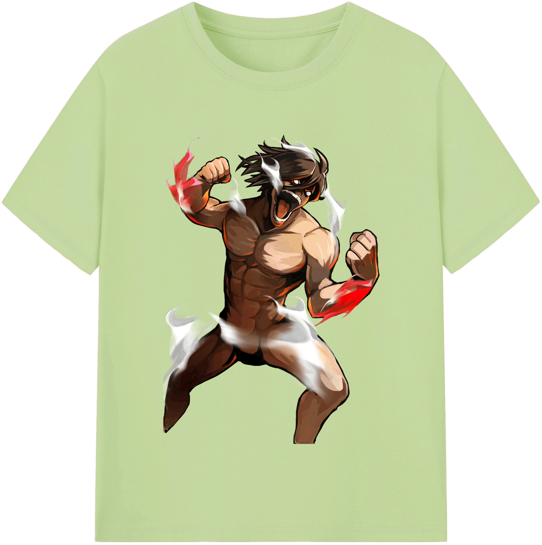 （画像用） 進撃の巨人 Attack on Titan 綿100％半袖Tシャツ（フロントプリント）